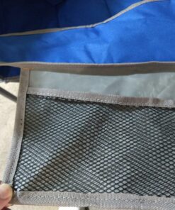 Coleman Big-N-Tall Quad Chair with Cup Holder & Side Pocket, Water-Resistant Oversized Camping Chair Supports up to 600lbs, Great for Tailgating, Camping & Outdoor Use, Carry Bag Included Blue 28 71u0QYXjbeL