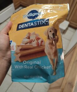 PEDIGREE DENTASTIX Large Dog Dental Care Treats Original, Beef & Fresh Variety Pack, 2.73 lb.Pack (51 Treats) Variety: Chicken, Beef & Fresh 51 Count (Pack of 1) 35 71u0dd9TwUL