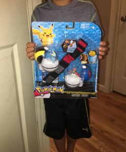 Pokémon Clip and Carry Poké Ball Adjustable Belt with 2-inch Pokemon Figure, Poké Ball, and Additional Poke Ball - Gotta Catch 'Em All, Styles May Vary (Discontinued by Manufacturer) 13 71u0g2ewdrL