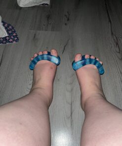 Original YogaToes - Small Sapphire Blue: Toe Stretcher & Toe Separator. Fight Bunions, Hammer Toes, Foot Pain & More! Small (Pack of 1) 45 71u0s4bMTaL 1