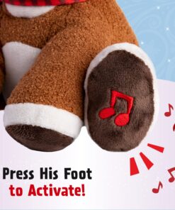 Rudolph the Red - Nosed Reindeer - Stuffed Animal Plush Toy with Music & Lights Rudolph 15 71u15d49eL