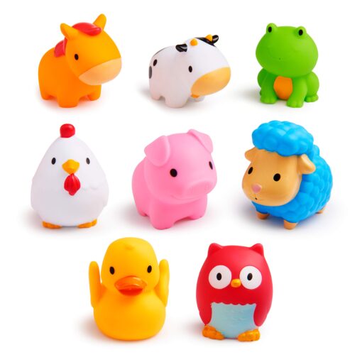 Munchkin® Farm™ Animal Squirts Baby Bath Toy, 8 Pack 8 Count