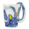 3D Coffee Mug, Handmade Hand Painted Creative Art Mug Ceramic Milk Cups Travel Mug Ocean Octopus Squid Style with Octopus Tentacles Beard Handle Christmas gift 40 71u1jnqh1L