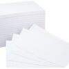 Amazon Basics Ruled Lined Index Note Cards, 500 Count, 5 Pack of 100, White, 4 in x 6 in