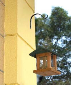 Mkono 10 Pack Iron Wall Hooks for Hanging Plant Lanterns, Plant Hanger Fence Metal Bracket for Bird Feeders, Wind Chimes, Mason Jar Sconces, Light Outdoor Indoor Rustic Christmas Home Decor, 3 Inch Small 17 71u2gNSEqoL