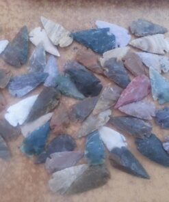 Set Of 50 Indian Arrowheads Agate New Replica 1/2 " - 1 1/2 " L 32 71u3IrR7tHL