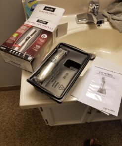 Andis 32400 Slimline Pro Cord/Cordless Beard Trimmer, Lithium Ion T-blade Trimmer, Close Cutting T-Blade Zero Gapped, Chrome Old Chrome Slimline Trimmer 70 71u3Z68ujtL