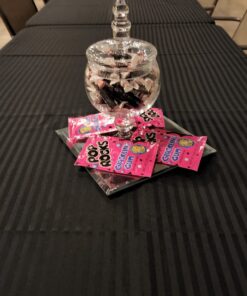 Home Essentials & Beyond Apothecary Jars with Lids Set of 3 Candy Jars for Candy Buffet, Glass décor, Laundry Room, Potpourri, and Bathroom 37 71u40Mkhz8L