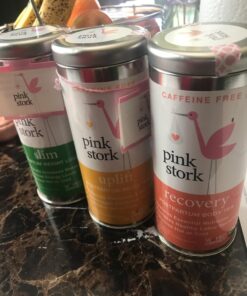 Pink Stork Postpartum Recovery Herbal Tea, Organic Red Raspberry Leaf with Chamomile, Hormone Balance for Women after Labor and Delivery, Strawberry Passion, Caffeine-Free, 15 Sachets 23 71u4Yqu0lfL