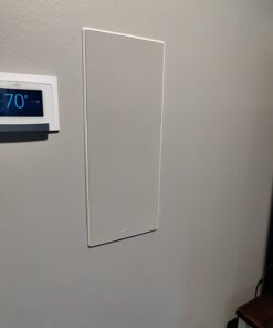 Polk Audio 265-RT 3-way In-Wall Speaker - The Vanishing Series | Easily Fits in Ceiling/Wall | High-Performance Audio - Use in Front, Rear or as Surrounds | With Power Port & Paintable Grille - Black Single 51 71u4xLUwQL