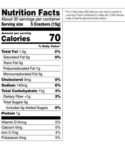 Amazon Fresh - Original Saltine Crackers, 16 oz (Previously Happy Belly, Packaging May Vary) 20 71u516FtgdL