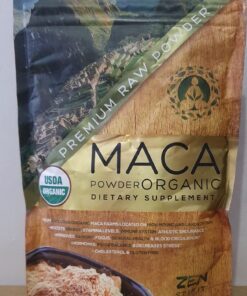Zen Spirit Maca Root Powder Organic - Peruvian Root Premium Grade Superfood (Raw) - USDA & Vegan Certified - 1 Bag (8oz) - Perfect for Breakfast, Smoothies, Baking & Ice Cream. 41 71u5CV50WgL