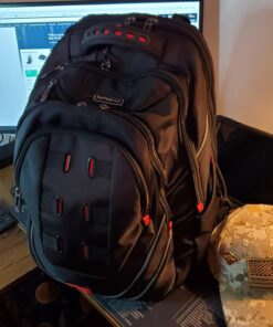 Samsonite Tectonic PFT Laptop Backpack, Black/Red, 17-Inch 30 71u5JR28QVL