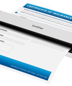 Brother Mobile Color Page Scanner, DS-620, Fast Scanning Speeds, Compact and Lightweight, Compatible with BR-Receipts, Black New Model: DS620 16 71u5TZtB00L