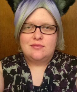 Happylifehere Cat Fox Ears Kitty Costume Halloween Cosplay Fancy Dress Black with gray Kits 24 71u6InlekQL