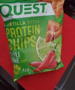 Quest Nutrition Tortilla Style Protein Chips, Chili Lime, Baked, 1.1 Oz, Pack of 12 42 71u6ird6CL