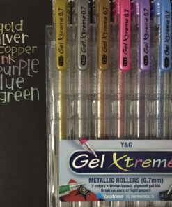 Yasutomo GX1007 Gel Xtreme Metallic Pens, Package of 7 21 71u6srx71RL