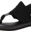 Sanuk Women's Yoga Sling 2 Metallic LX 7 Black 8 71u7RsCFtUL