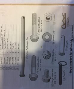 MoJack EZ Max - Riding Lawn Mower Lift, 450lb Lifting Capacity, Fits Most Residential & ZTR Mowers, Space-Saving Folding, Ideal for Mower Maintenance & Repair, Red 1 47 71u7d5fp6ML