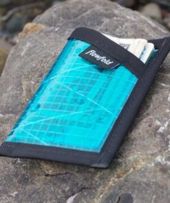Flowfold Recycled Sailcloth Minimalist Card Holder Durable Slim Wallet Front Pocket Wallet, Card Holder Wallet Made in USA Cyan Sailcloth 10 71u7xJOW4oL