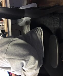 Space Seating 75 Series Air Grid Big and Tall Deluxe Ergonomic Office Chair with Thick Padded Seat and 400 lb. Limit, Black Double Air Grid 50 71u7xcfnjvL