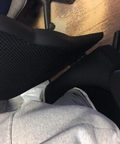 Space Seating 75 Series Air Grid Big and Tall Deluxe Ergonomic Office Chair with Thick Padded Seat and 400 lb. Limit, Black Double Air Grid 51 71u85lYeYgL