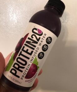Protein2o 15g Whey Protein Isolate Infused Water, Ready To Drink, Sugar Free, Gluten Free, Lactose Free, Harvest Grape, 16.9 oz Bottle (Pack of 12) 30 71u8GihfjWL