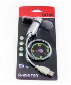 Alternative view of ONXE LED USB Clock Fan with Real Time Display Function,Stocking Stuffers for Men Christmas Gadgets,1 Year Warranty (Clock