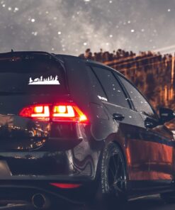 Alternative view of LOTR Caravan Fellowship Sticker Decal Notebook Car Laptop 8" x 2" (White)