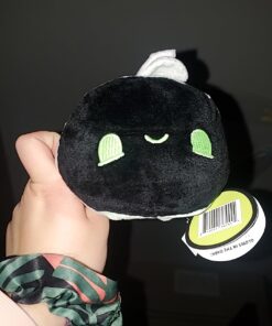 TeeTurtle - The Original Reversible Bee Plushie - Glow in the Dark - Cute Sensory Fidget Stuffed Animals That Show Your Mood - Perfect for Halloween! Small 7 71u9LR5TniL