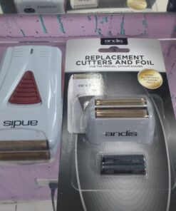 Andis 17155, Pro Shaver Replacement Foil & Cutter - Compatibles With Andis Models, Super Soft Gold Titanium Cutters - For Close Cutting, Smooth Shaving, No Bumps/Irritation, Zero Finish – Gray Gray Replacement Foil & Cutter 25 71u9XlpbMpL