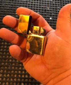 Zippo Vintage Lighters High Polish Brass Vintage With Slashes 57 71u9Y1zOW0L 1