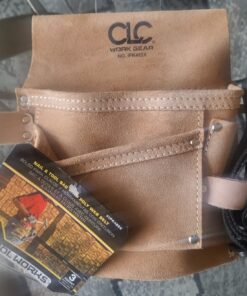 Custom LeathercraftIP489X Suede Tool Bag & Poly Web Belt, 3 Pocket , Tan 17 71u9f4xc3L