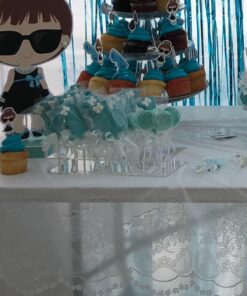 MENGCORE 21 Hole Acrylic Cake Pop Lollipop Clear Pink Display Stand Server Decoration Display Stand Holder Base Shelf (21 Hole) 24 71uCC9UVirL