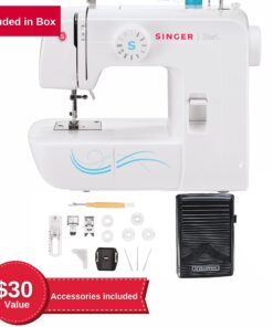 SINGER | Start 1304 Sewing Machine with 6 Built-in Stitches, Free Arm Sewing Machine - Best Sewing Machine for Beginners 32 71uCCukO3WL