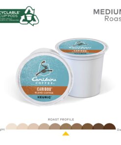 Caribou Coffee Caribou Blend, Single-Serve Keurig K-Cup Pods, Medium Roast Coffee, 12 Count (Pack of 6) 12 Count (Pack of 6) 20 71uCKZZhjBL