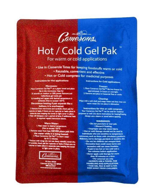 Hot or Cold Gel Pack - XL Ice & Heating Pack (8"x11") - Large Reusable Paks for Warm & Cold Compress, Treating Injuries, Physical Therapy - Keeps Food at Desired Temperature Warm or Cold for Hours 1