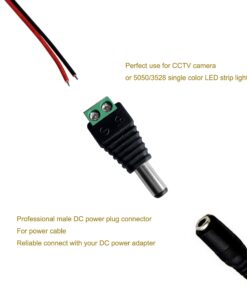 10 Male and 10 Female 12v DC Power Jack Adapter Connector for Led Strip CCTV Camera 12 71uF6GsZXpL