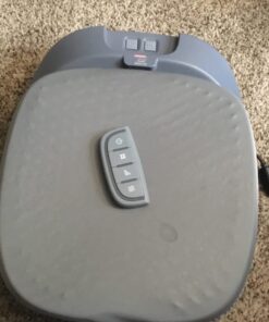 Snailax Vibration Foot Massager with Heat,Remote Control,Adjustable Vibration Speed Electric Massager Machine for Circulation,Plantar Fasciitis, Pain Relief Grey 27 71uF8cQFIYL