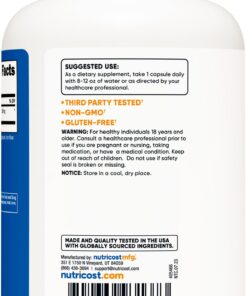 Nutricost Chlorella Capsules 500mg, 240 Vegetarian Capsules - Non-GMO and Gluten Free 240 Count (Pack of 1) 9 71uFQt4m0rL