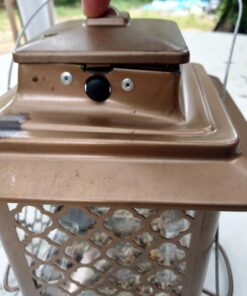 Stokes Select Bird Feeder, Metal Hopper Bird Feeder, 4 Feeding Ports, 3.6 lb Bird Seed Capacity, Copper Finish 42 71uFaLSq7L