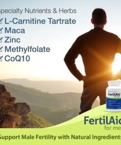 Fertilaid for Men and Women Combo, Male and Female Fertility Supplements, Vitamins and Fertility Targeted Nutrients to Support Cycle Regularity in Women and Count and Motility in Men (1 Month Supply) 26 71uG27voCYL 1