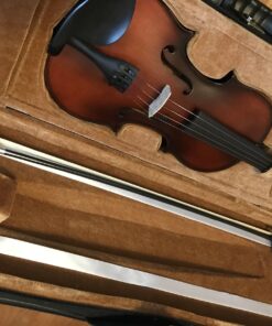 Bunnel Premier Violin Outfit 3/4 Size - Carrying Case and Accessories Included — Solid Maple Wood and Ebony Fittings By Kennedy Violins 3/4-size 27 71uGHeEsxaL