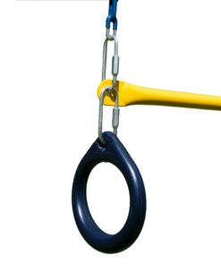 Alternative view of Swing-N-Slide Ring and Trapeze Combo swing Black