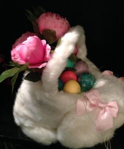 Bearington Bunny Rabbit White Plush Egg Basket Stuffed Animal, Adorable, Soft and Cuddly, Great Gift for Kids of All Ages, Birthdays, Holidays and Special Occasions, 12 x 13 inches Brown Bunny Rabbit 12 71uI5HKMv4L