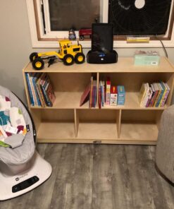 ECR4Kids 5-Compartment Mobile Storage Cabinet, 30in, Classroom Furniture, Natural Classic 47 71uI9XDjEFL