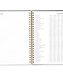 Blue Sky Ashley G for 2017-2018 Academic Year Weekly & Monthly Planner, Twin-Wire Bound, 5' x 8', Messy Dot Design 17 71uJIg6qYdL