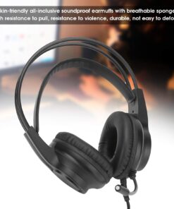 Gaming Headset,PC Headset with Noise Canceling Mic,3.5MM Gaming Headphone,USB Wired Gaming Headphone,Comfortable Earmuffs, Long Time 10 71uL3 KKwkL