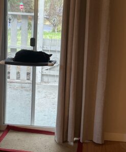 Kitty Cot Original World's Best Cat Perch (Large) Black Color Kitty Cot Large 57 71uLX6FKTL