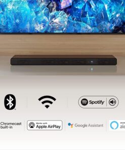 Sony HT-A3000 3.1ch Dolby Atmos Soundbar Surround Sound Home Theater with DTS:X and 360 Spatial Sound Mapping, works with Google Assistant Sound bar only 48 71uM8xLWoVL